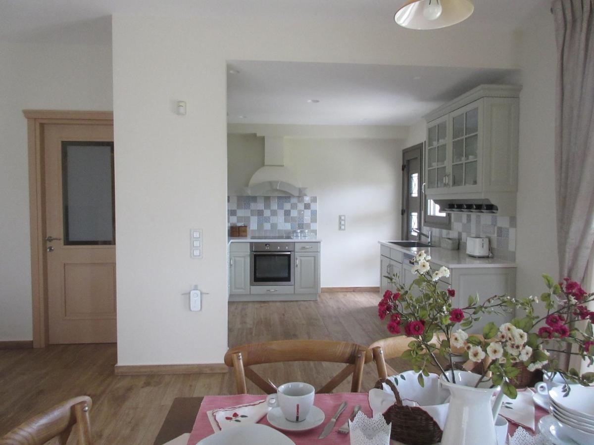 Вилла Seaside Retreat House Paralia Sergoulas Экстерьер фото