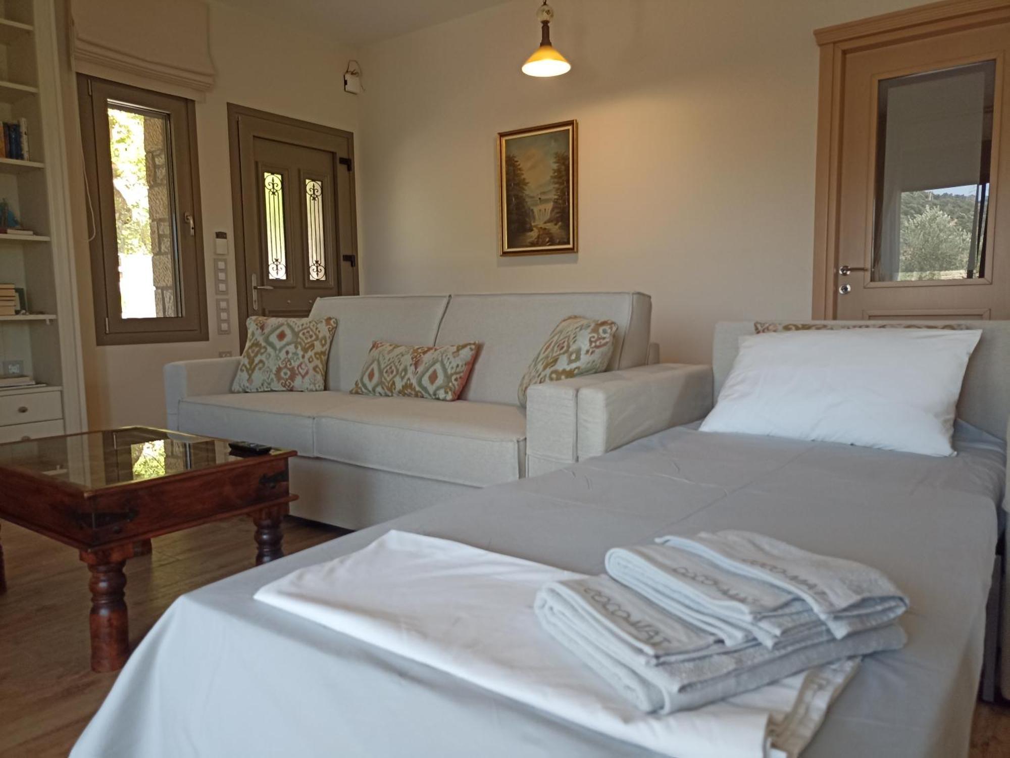 Вилла Seaside Retreat House Paralia Sergoulas Экстерьер фото