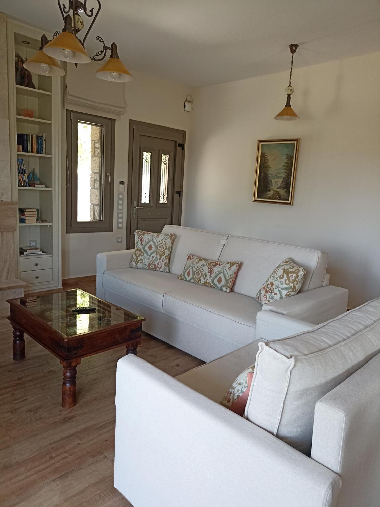 Вилла Seaside Retreat House Paralia Sergoulas Экстерьер фото