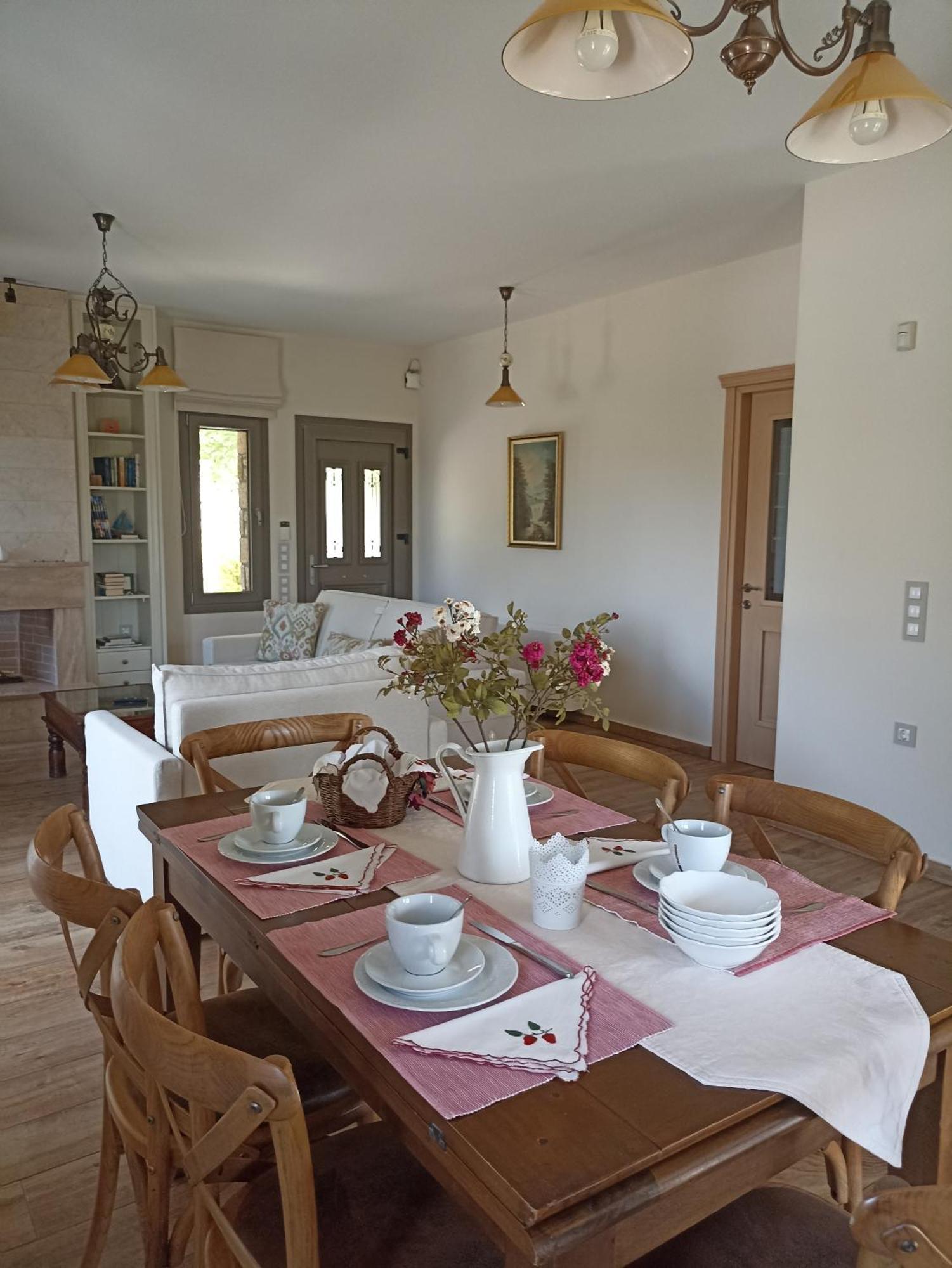 Вилла Seaside Retreat House Paralia Sergoulas Экстерьер фото